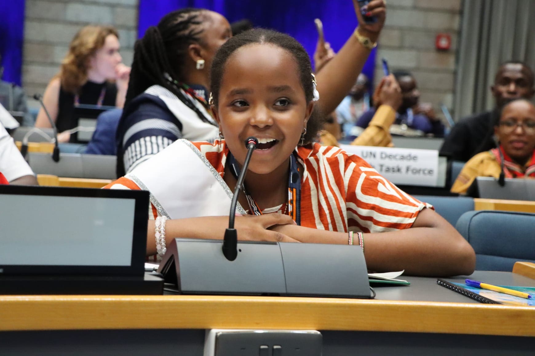 Karen Kimani Advocates for Children’s Voices at the Youth Environment Assembly 2025