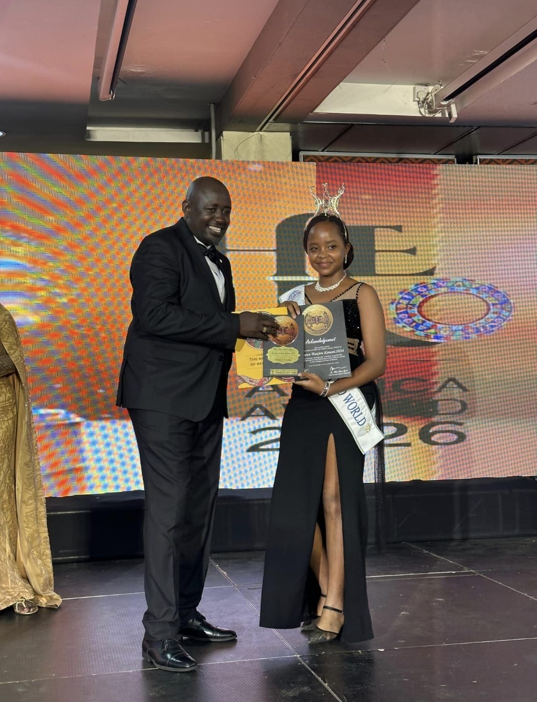 Karen Kimani wins bravery of becoming award