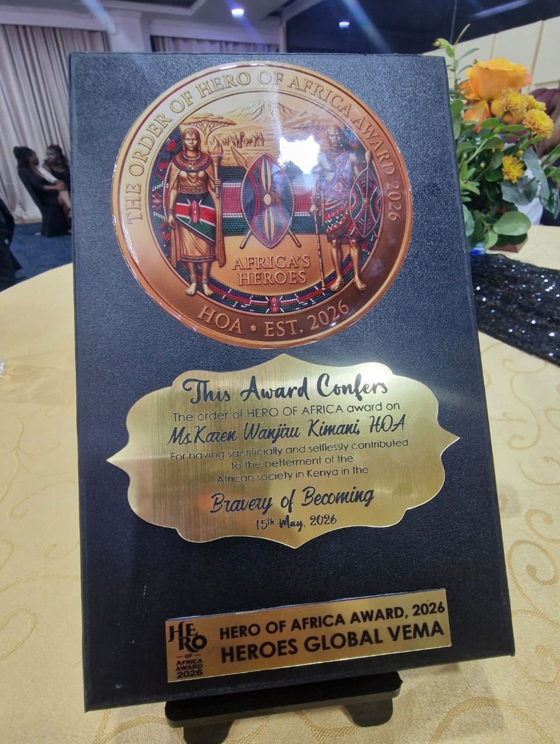 Karen crowned Ambassador of United World in Dubai
